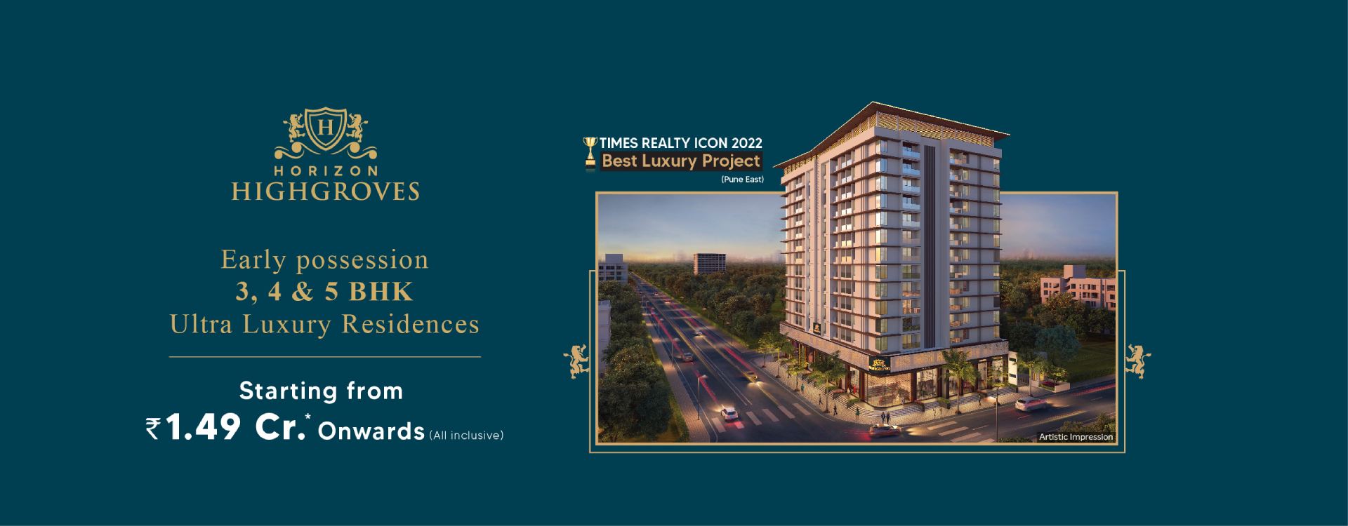 3, 4 & 5 bhk Ultra luxury apartments highgroves